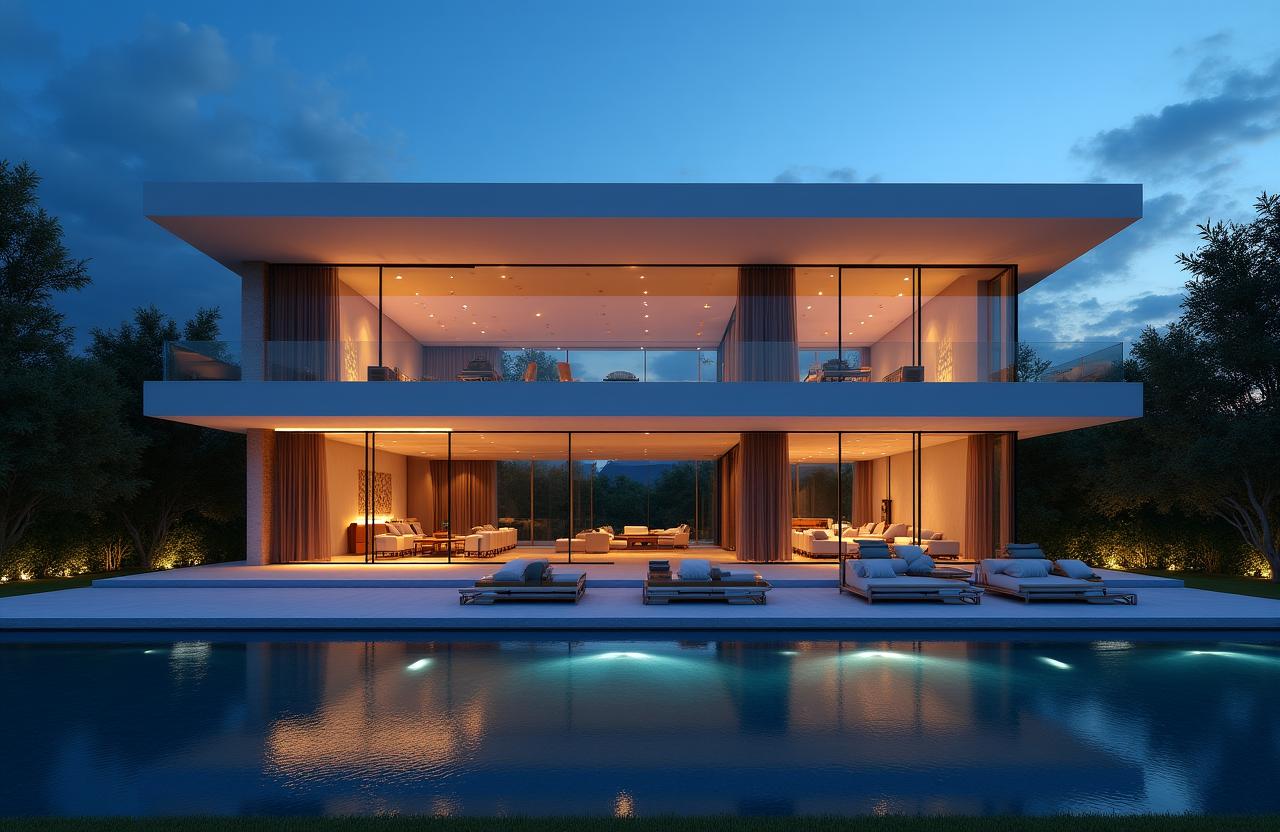 Visualización arquitectónica de lujo